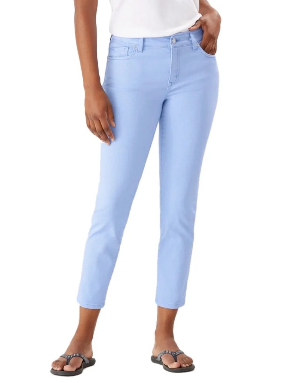 Tommy Bahama Boracay Beach High-Rise Ankle Skinny jeans in blue color size 2 nwt